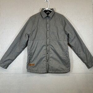 Kavu Delridge Jacket Mens Medium Delridge Cotton Gray Work Hiking Huckberry